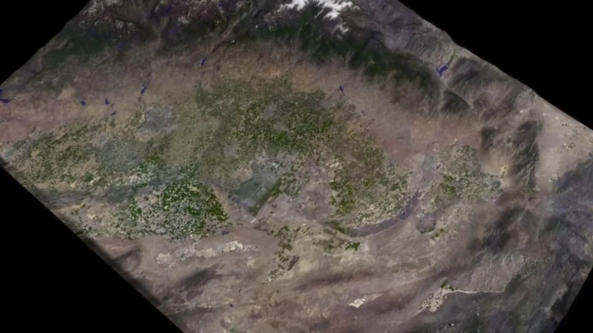 InSAR measurements of land subsidence in California's Central Valley